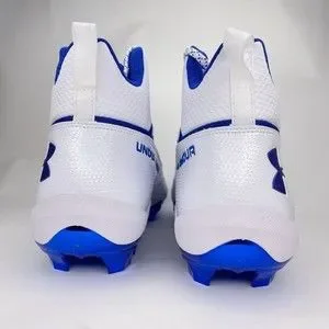 Under Armour Hammer MC Football Cleats Men\'s Size 10.5 White Blue 3022836-115 Under Armour | Shoes | Under Armour Mens Hammer Mc Blue  main image 4